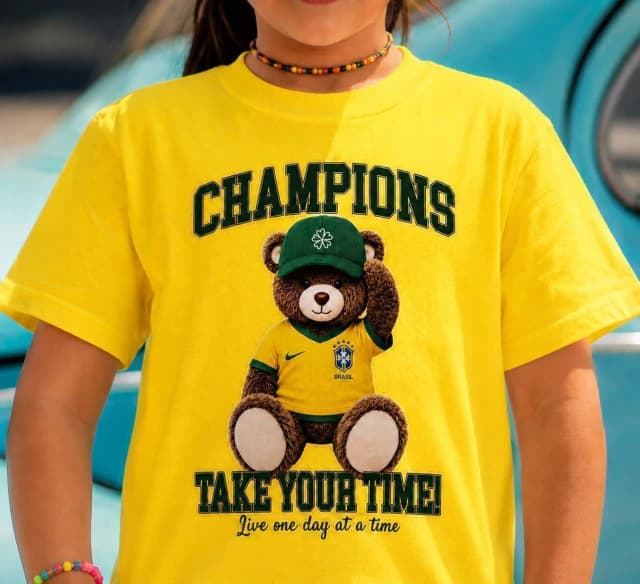 Camisa Brasil Amarela