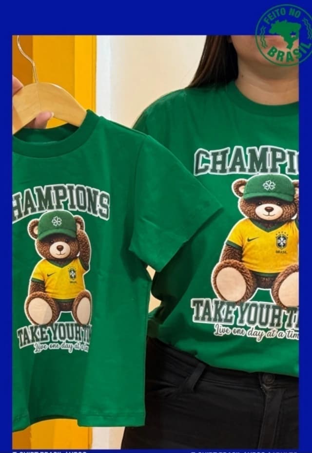 Camisa Brasil Verde