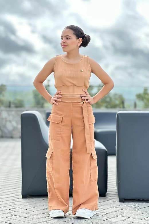 Conjunto Flay Bege