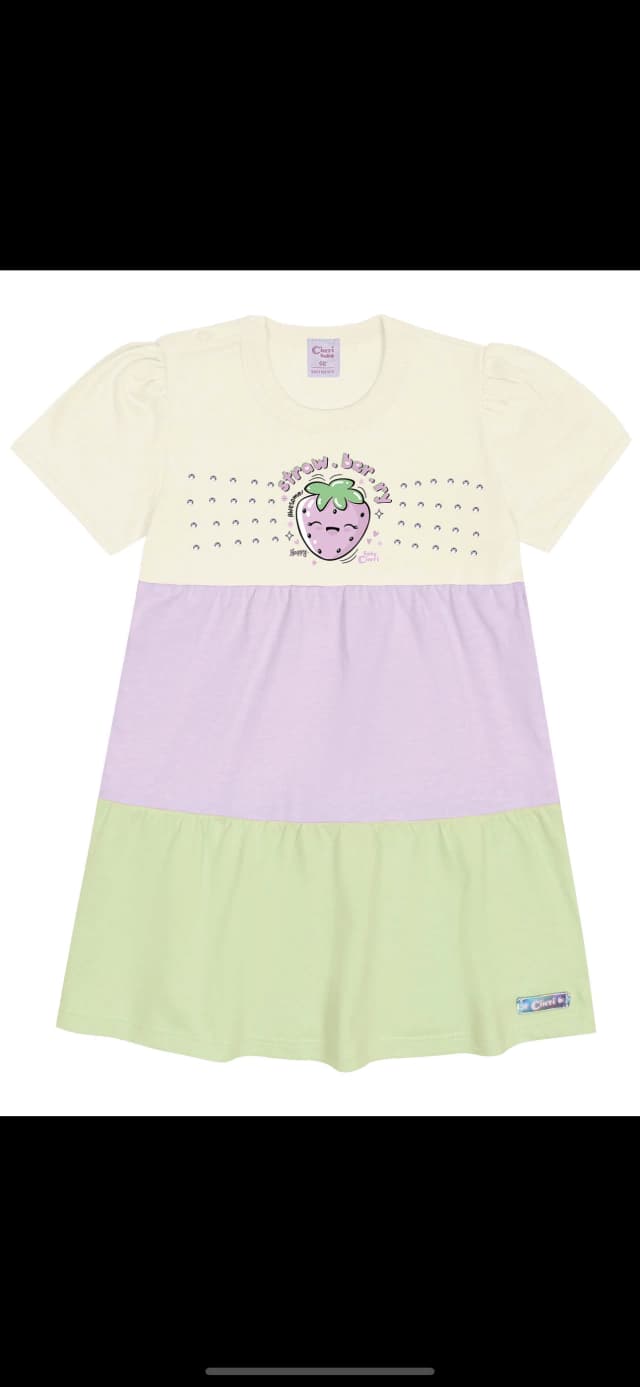 Vestido Strawberry Lilás