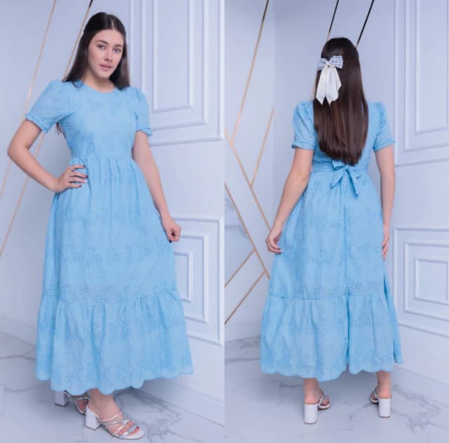 Vestido Laise- Azul