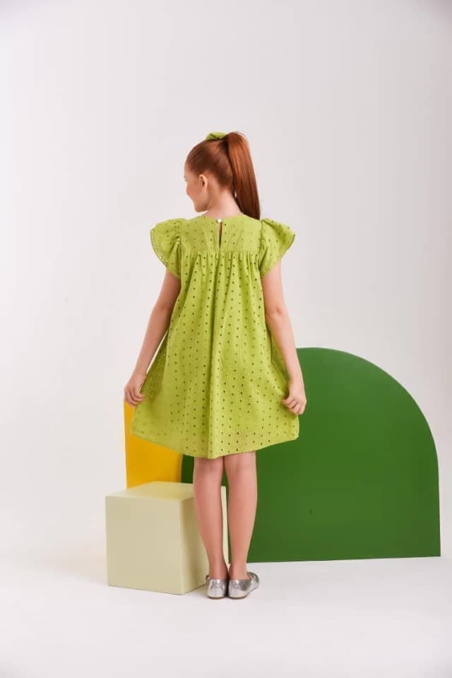 Vestido Laise Floral Verde